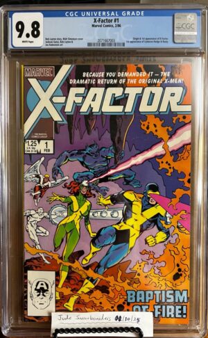 X-Factor #1 9.8 CGC KEY: 1st team app of X-Factor