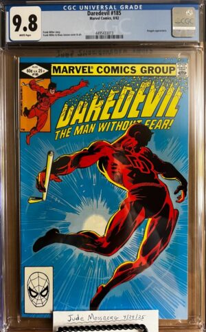 Daredevil #185 9.8 CGC Frank Miller/Kingpin app!