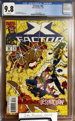 X-Factor #96 9.8 CGC KEY: 1st app of Haven/Al Milgrom art