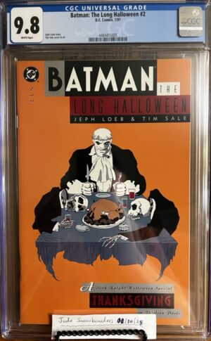 Batman: The Long Halloween #2 9.8 CGC Cover art by Tim Sale featuring Solomon Grundy!