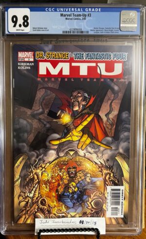 Marvel Team-Up #3 9.8 CGC KEY: Robert Kirkman 1st full app of Tony Stark as Doctor Doom!