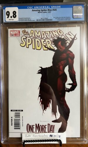 Amazing Spider-Man #545B 9.8 CGC Marko Djurdjevi? Variant (1:20)