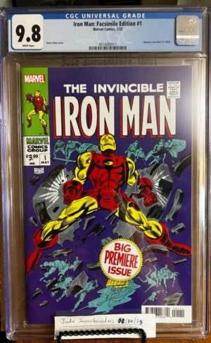 Iron Man: Facsimile #1 9.8 CGC 2023