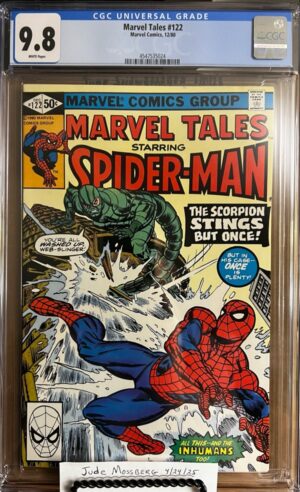 Marvel Tales #122 9.8 CGC KEY: Reprint: ASM # 145. KEY: Identity of the Jackal revealed to be Professor Miles Warren