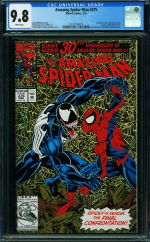 Amazing Spider-Man #375 9.8 CGC Key: 1st app of Ann Weying, Eddie Brock?s ex-wife who later becomes She-Venom!