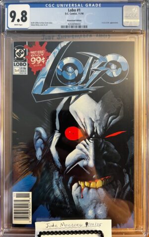 Lobo #1 NEWSSTAND 9.8 CGC KEY: 1st solo Lobo titled series/Origin of Lobo