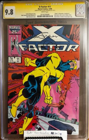 X-Factor #11 9.8 CGC SS Signed by WALT SIMONSON & LOUISE SIMONSON! KEY: 1st app. Abraham Kieros