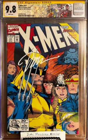 X-Men #11 9.8 CGC SS Signed by Jim Lee! KEY: Iconic cover art by Jim Lee