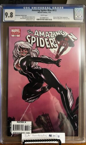 Amazing Spider-Man #612 9.8 CGC KEY:  McGuinness Blackcat Variant (1:15)