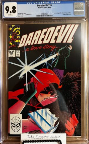 Daredevil #255 9.8 CGC KEY: 2nd app of Typhoid Mary!