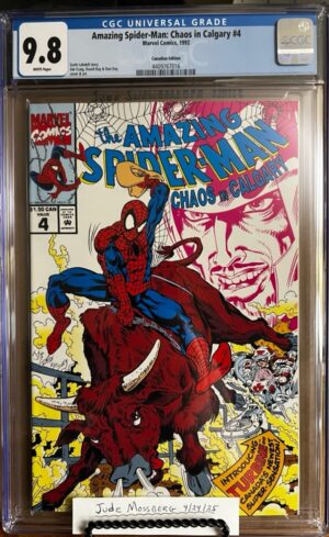 Amazing Spider-Man: Chaos in Calgary #4 9.8 CGC Canadian Edition