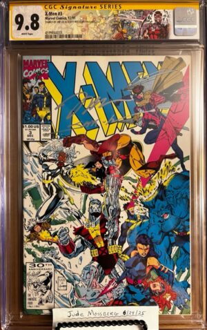 X-Men #3 9.8 CGC SS 2X Signed by Jim Lee & Scott Williams!