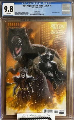 Dark Nights: Death Metal LOTDK #1 KEY: 1st app & cover app of the Robin King