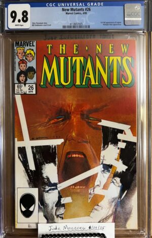 New Mutants #26 9.8 CGC KEY: 1st app of Legion, the son of Professor Xavier!