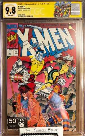 X-Men #1 Gambit Cover 9.8 CGC SS Signed by Jim Lee. KEY: Gambit Cover/Custom label!