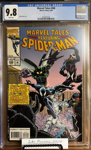 Marvel Tales #288 9.8 CGC KEY: 1st team app of the Sinister Syndicate, Reprint of ASM #280