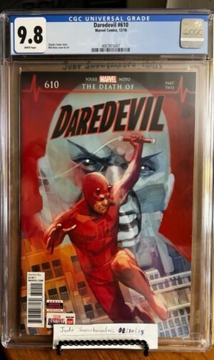 Daredevil #610 9.8 CGC KEY: 1st full app of Vigil!
