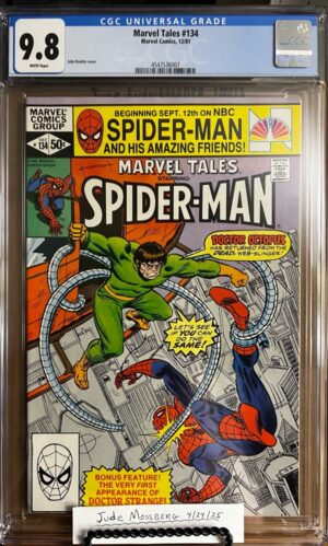 Marvel Tales #134 9.8 CGC Art: John Romita cover, Reprints ASM #157