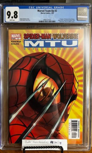 Marvel Team-Up #2 9.8 CGC KEY: Robert Kirkman: 1st cameo app of Tony Stark as Doctor Doom!!
