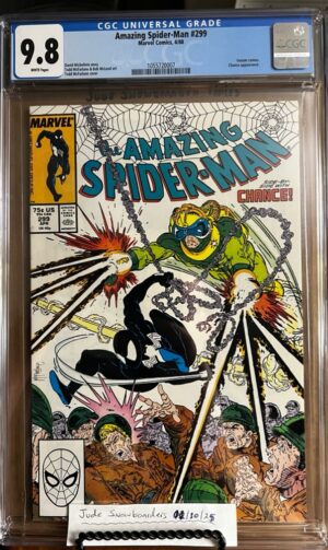 Amazing Spider-Man #299 9.8 CGC KEY: 2nd cameo app of Venom/1st Full app!