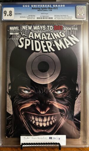 Amazing Spider-Man #572B 9.8 CGC Finch KEY: Mac Gargan becomes a Venom/Scorpion hybrid!