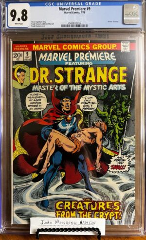 Marvel Premiere #9 9.8 CGC KEY: Gorgeous Rare Frank Brunner Dr. Strange Cover!