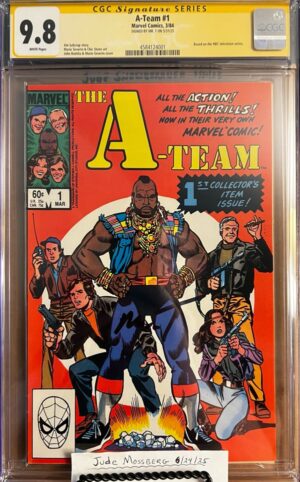 A-Team #1 9.8 CGC SS Signed by Mr. T! KEY: Hard to get Mr. T Signature!