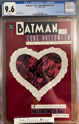 Batman: The Long Halloween #5 9.6 CGC KEY: 'Valentine's Day' holiday