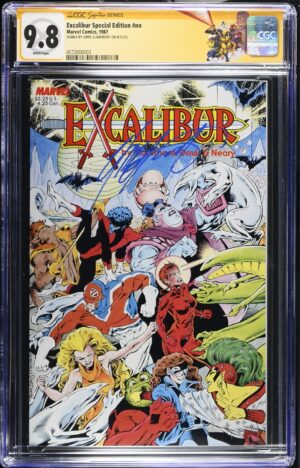 Excalibur Special Edition #nn 9.8 CGC SS Signed by Chris Claremont KEY: 1st team app of Excalibur: