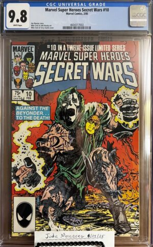 Marvel Super Heroes Secret Wars #10 9.8 CGC  KEY: Iconic Dr. Doom cover art by Mike Zeck