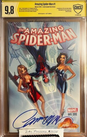 Amazing Spider-Man #1 9.8 CBCS (Campell Variant) SS Signed by Scott Campbell.