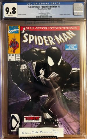 Spider-Man #1 9.8 CGC Crain Convention Facsimile/limited to 800 copies!