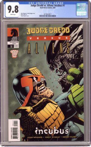 Judge Dredd vs. Aliens: Incubus #1 & #2 9.8 CGC!