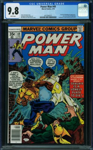 Power Man #49 9.8 CGC KEY: Final issue titled 'Power Man'!