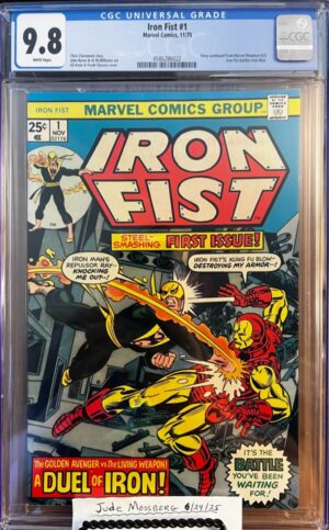 Iron First #1 9.8 CGC KEY: 1st solo titled Iron Fist series