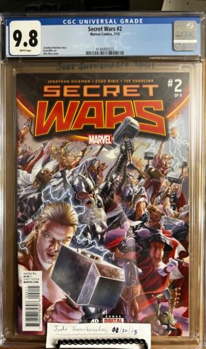 Secret Wars #2A 9.8 CGC KEY: 1st app of God Emperor Doom!!