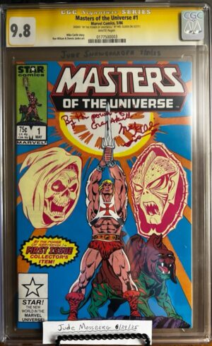Masters of the Universe #1 9.8 CGC SS Signed by Mel Gliden! KEY: Premiere issue from Marvel 1986!