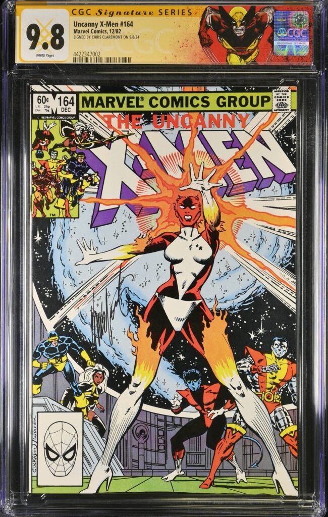 Uncanny X-Men #164 9.8 CGC Signed by Claremont! KEY: 1st app of Ms. Marvel, Carol Danvers as Binary!