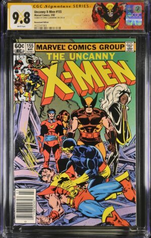 Uncanny X-Men #155 NEWSSTAND 9.8 CGC SS Signed by Chris Claremont! KEY: 1st team app of the Brood