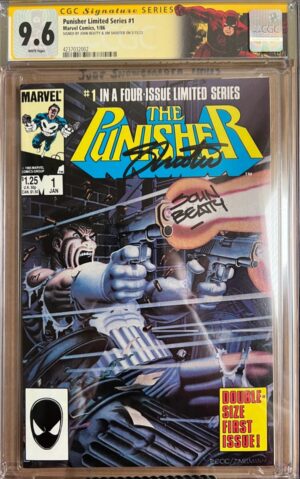 Punisher Limited Series #1 9.6 CGC SS Signed by Jim Shooter & John Beatty!