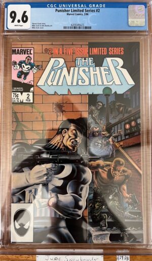 Punisher Limited Series #2 9.6 CGC KEY: Mike Zeck cover!