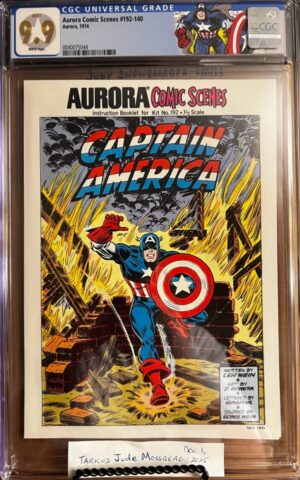 Aurora Comic Scenes #192-140 9.9 CGC KEY:  - Very Rare 9.9 1974 John Romita Sr. comic!!!