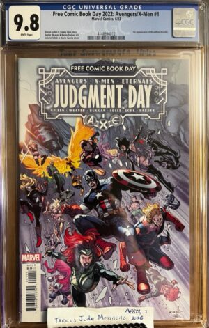 Free Comic Book Day 2022: Avengers/X-Men #1 9.8 CGC KEY: 
- 1st app of Bloodline, Brielle Brooks, the daughter of Blade