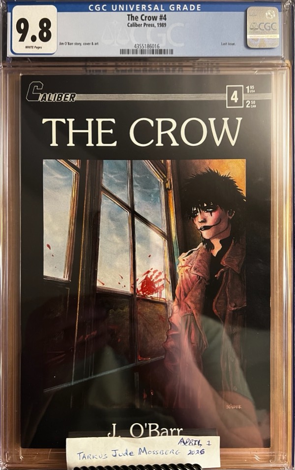 The Crow #4 9.8 CGC KEY: Final issue of limited series