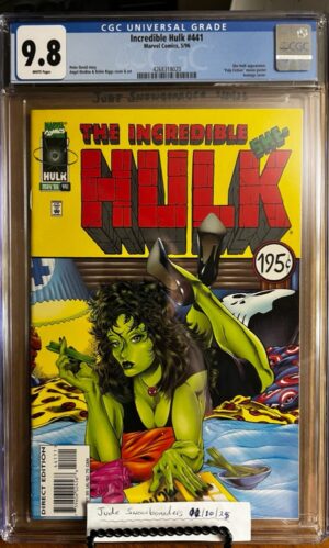 Incredible Hulk #441 9.8 CGC KEY: Cover art inspired by the film 'Pulp Fiction'