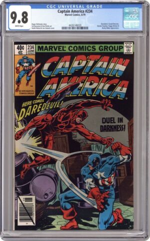 Captain America #234 9.8 CGC KEY: Cap America vs Daredevil!