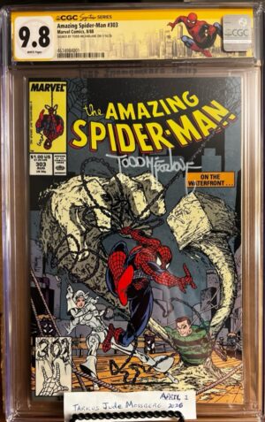 Amazing Spider-Man #303 9.8 CGC SS Signed by Todd McFarlane!