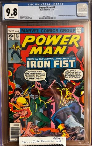 Power Man #48 9.8 CGC KEY: 1st team-up of Power Man & Iron Fist!!