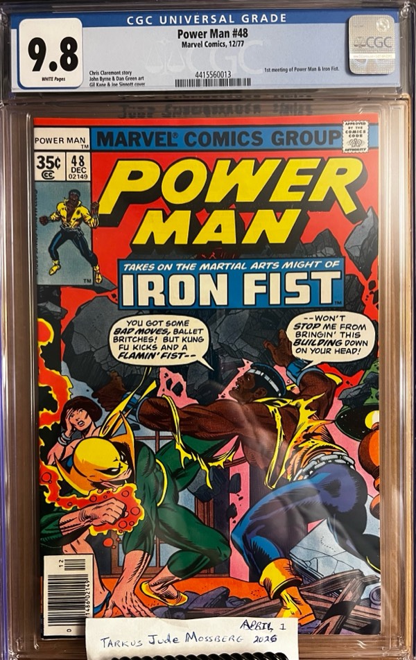Power Man #48 9.8 CGC KEY: 1st team-up of Power Man & Iron Fist!!