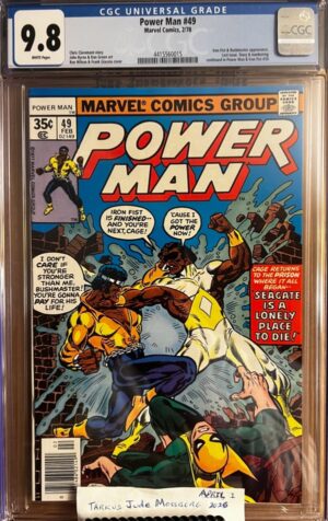 Power Man #49 9.8 CGC KEY: Final issue titled 'Power Man'!